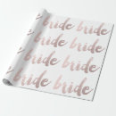 Search for bride wrapping paper Stylish