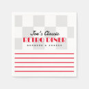 Search for 1950s diner napkins Fifties
