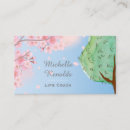 Search for tree business cards Life coach