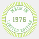 Search for 1976 stickers Birthday