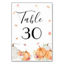 Search for pumpkins table cards Leaves