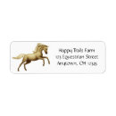 Search for palomino horse return address labels Ranch