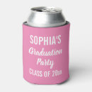 Search for graduation can coolers Girly