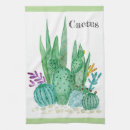 Search for cacti tea towels Watercolor