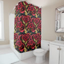 Search for red rose shower curtains Pattern
