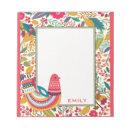 Search for bird notepads Feminine