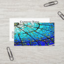 Search for stained glass business cards Blue