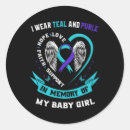 Search for suicide awareness ribbon stickers Teal