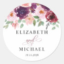 Search for red wine wedding stickers Elegant