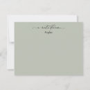 Search for sage green note cards Typography