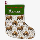 Search for animal wildlife christmas stockings Woodland