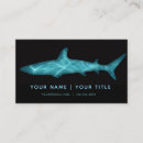 Search for shark business cards Scuba