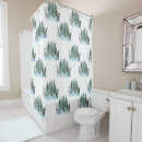 Search for forest tree shower curtains Watercolor