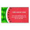 Search for watermelon business cards Fruit