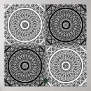 Search for black and white geometric pattern posters Shapes