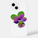 Search for purple pansy iphone cases Green