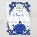 Search for navy blue silver birthday invitations Butterfly