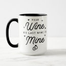 Search for engagement announcement mugs Bride
