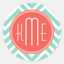 Search for aqua chevron stickers Chic