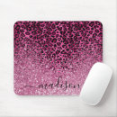 Search for hot pink leopard mousepads Pattern