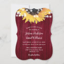 Search for red barn wedding invitations Sunflower