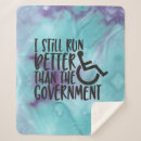 Search for wheelchair blankets Funny