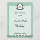 Search for fools and invitations April
