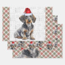 Search for christmas dachshund wrapping paper Plaid
