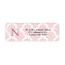 Search for elegant damask return address labels Pretty
