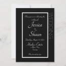 Search for reception decorations invitations Black and white