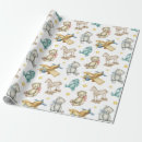 Search for toy wrapping paper Vintage