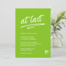 Search for lime green wedding invitations Typography