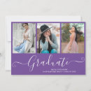 Search for photo collage graduation invitations High school college