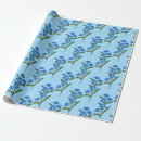 Search for forget me not wrapping paper Blue