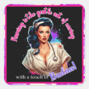Search for nurse girl stickers Humour