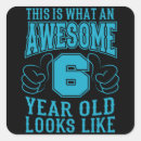 Search for 6 years birthday stickers Boy