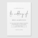 Search for magnetic wedding invitations Contemporary