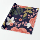 Search for coral wrapping paper Navy