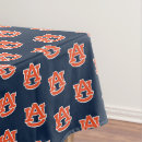 Search for college tablecloths Auburn university