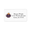 Search for witch return address labels Typography