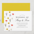 Search for simple wildflower wedding invitations Summer