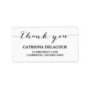 Search for graduation thank you return address labels Stylish