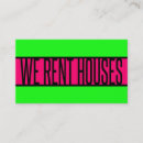 Search for property business cards Rental