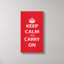 Search for keep calm canvas prints Humour