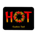 Search for flames rectangular magnets Red