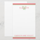 Search for monogram stationery paper Preppy