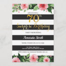 Search for white glitter invitations Black and white stripes
