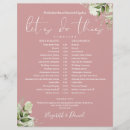 Search for itinerary for guests wedding programs Timeline