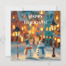 Search for village christmas cards Snowy