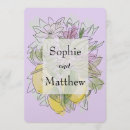 Search for lemon lavender invitations Watercolor